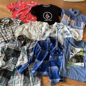 Bundle of Boys Shirts - mix of sizes 5 and 6